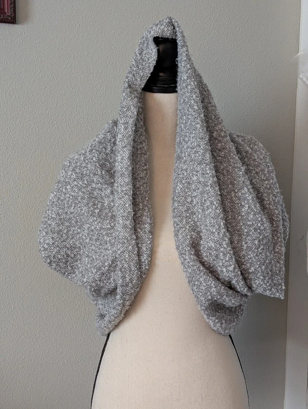 Cozy Gray Infinity Scarf